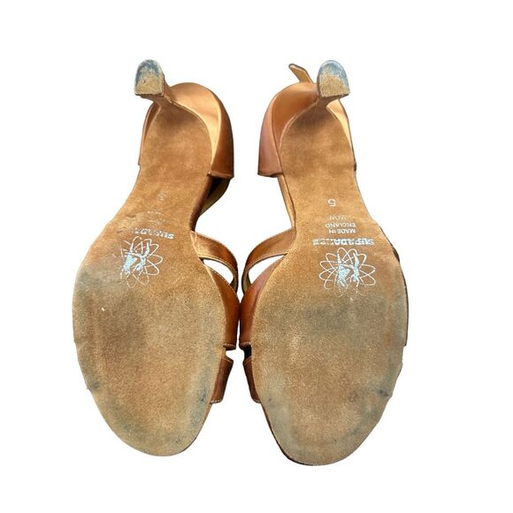 Supa Dance Dark Tan Sateen Leather designed - Picture 9 of 11